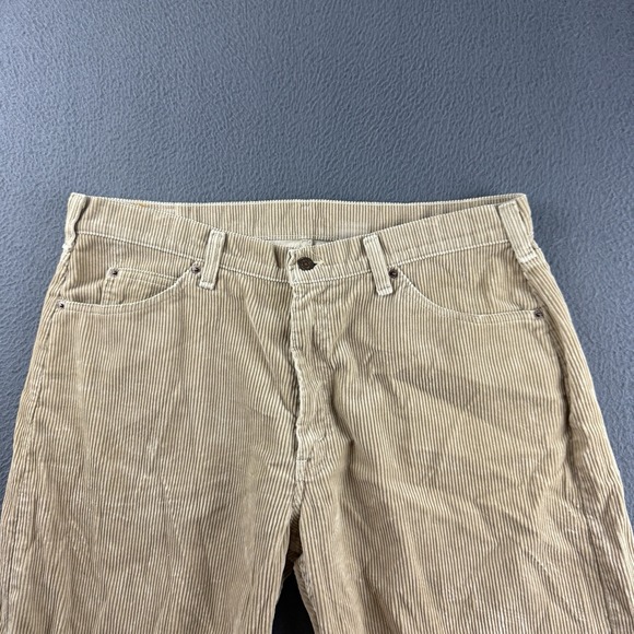 Levis 565‎ Pants Men's 36x32 Brown Corduroy Vintage Y2K Wide Leg Retro Baggy USA - Picture 2 of 11
